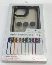 Чехол Metal Stand Case Apple Iphone 14 Black 4