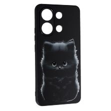Накладка Fashion Mix для Xiaomi Redmi Note 13 (4G) Black Cat