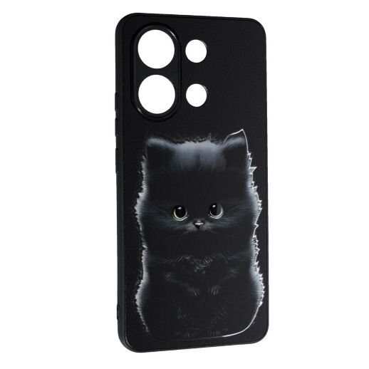 Накладка Fashion Mix для Xiaomi Redmi Note 13 (4G) Black Cat