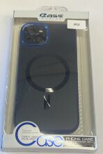 Case Carbone Shield Magsafe  for Apple Iphone 13 Dark Blue