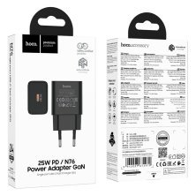 Зарядное устройство HOCO N76 PD+(1Type-C/25W), чёрный