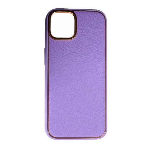 Накладка Leather New для Apple iPhone 14 Plus Purple