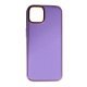 Накладка Leather New для Apple iPhone 14 Plus Purple