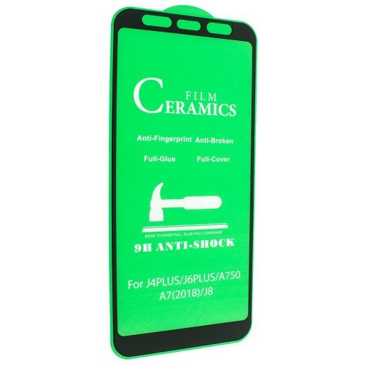 CERAMICS FILM ANTI-SHOCK SAMSUNG A750 Galaxy A7 2018 ЧОРНИЙ