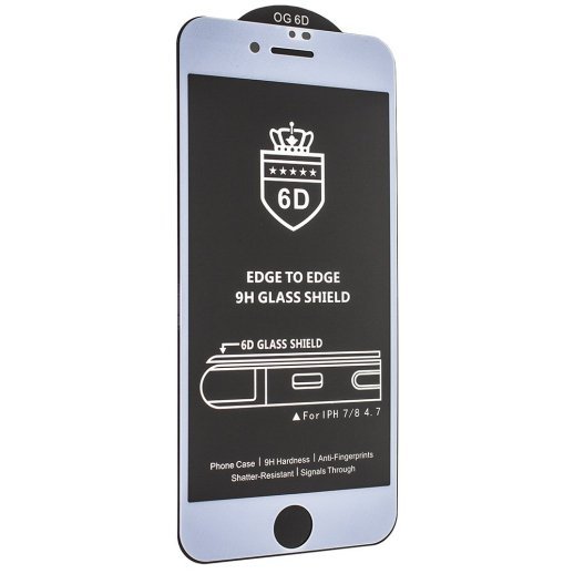 Захисне скло 6D для APPLE IPHONE 7 | 8 БІЛИЙ