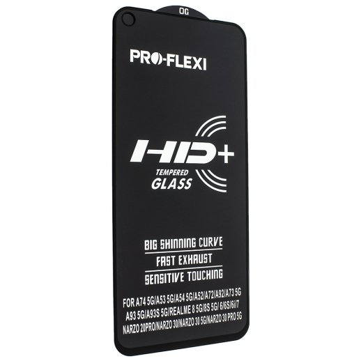 Захисне скло PRO-FLEXI HD+ REALME 7 5G ЧОРНИЙ
