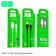 Кабель USB Denmen D42L USB - Lightning (2,4A)