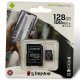 Карта пам'яті micro 128Gb Kingston Canvas Select Plus 10 A1 SDXC UHS-1 (R-100MB/s) ADAPTER SD