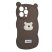 Силікон Hello Bear для Apple iPhone 14 Pro Brown