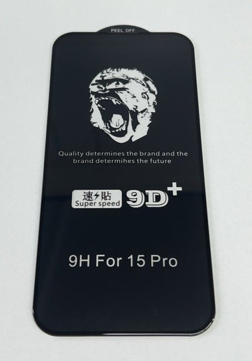 Защитное стекло Super Speed 9D+ for Apple Iphone 15 Pro