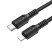 USB-C кабель BOROFONE BX116 Type-C - Lightning Certain, 3A, 1 метр, чорний