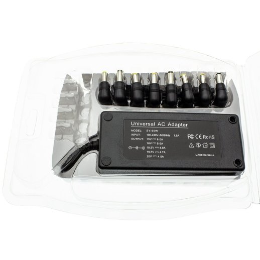 Універсальний пристрій для ноутбука 90W 8 перехідників