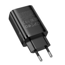 Мережевий зарядний пристрій BOROFONE BA86A TYPE-C PD 45W, чорний