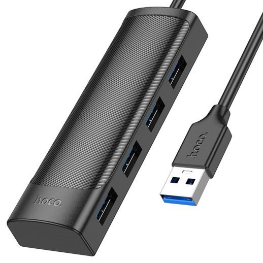 USB HUB HOCO HB41 4в1 Easy safety (4 порти USB 3.0), 20 см