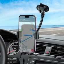 Автомобільний тримач HOCO H38 Cheetah car holder (windshield) чорний