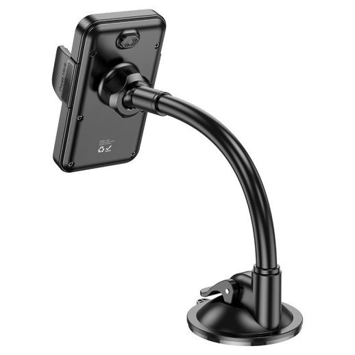 Автомобільний тримач HOCO H38 Cheetah car holder (windshield) чорний