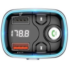 FM Модулятор BOROFONE BC32 з підтримкою швидкого заряджання QC3.0  Bluetooth / гучномовець