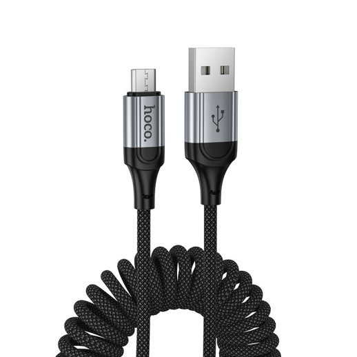 USB кабель HOCO X121 Nuevo USB - micro USB, 1 метр, чорний