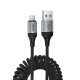 USB кабель HOCO X121 Nuevo USB - micro USB, 1 метр, чорний