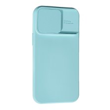 Силіконовий чохол Case Camera для Apple iPhone 14 Pro Max Light Blue