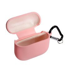 Силіконовий чохолЧехол  Case for Air Pods (with fibra) для AirPods Pro 2 Pink
