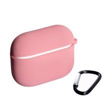 Силіконовий чохолЧехол  Case for Air Pods (with fibra) для AirPods Pro 2 Pink