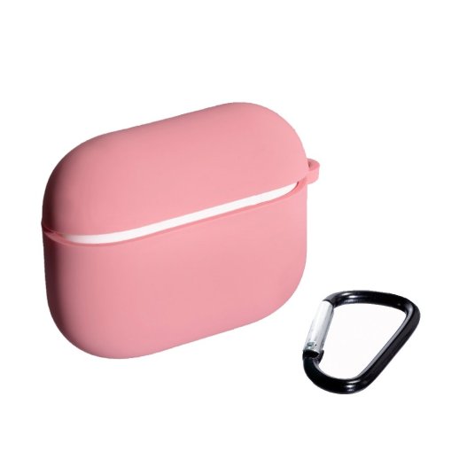 Силіконовий чохолЧехол  Case for Air Pods (with fibra) для AirPods Pro 2 Pink