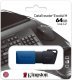 USB флеш 64GB 3.2 KINGSTON DT EXODIA M BLACK/BLUE