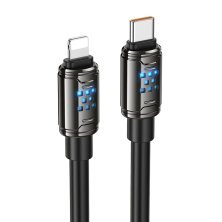 USB-C кабель HOCO U143 Type-C - Lightning 27W, 1 метр, чорний