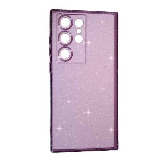 Силіконовий чохол Clear Shine для Samsung S24 Ultra Violet