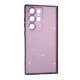 Силіконовий чохол Clear Shine для Samsung S24 Ultra Violet