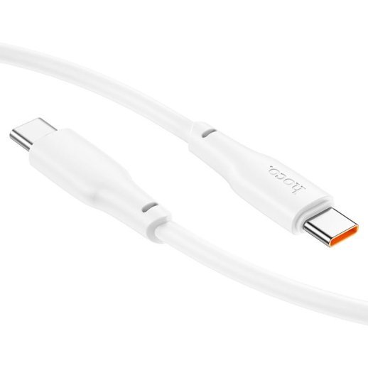 USB-C кабель HOCO X93 60W Type-C - Type-C 2 MЕТРИ БIЛИЙ