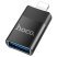 Адаптер HOCO UA17 OTG Lightning (папа) - USB (мама), чорний