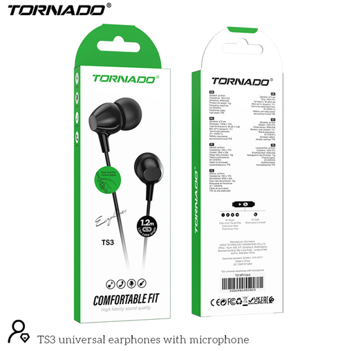 Наушники TORNADO TS3 White