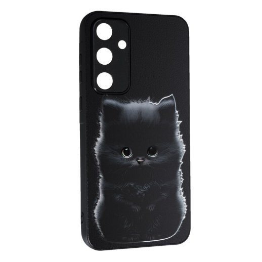 Накладка Fashion Mix для Samsung A55 Black Cat