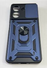 Armor Case With Curtain for Xiaomi Redmi 13C 4G Dark Blue
