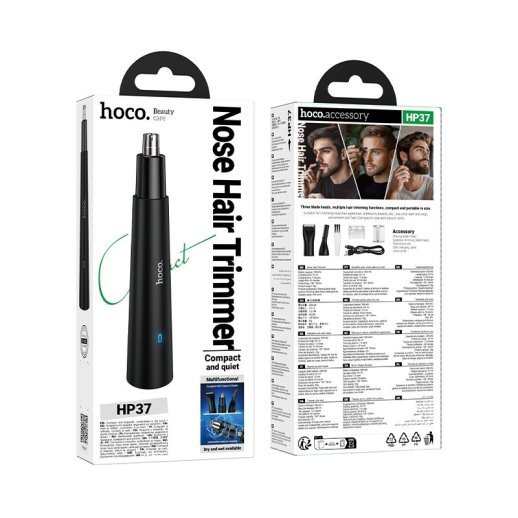 Бритва Hoco HP37 3-in-1 multifunctional nose hair trimmer, чорний