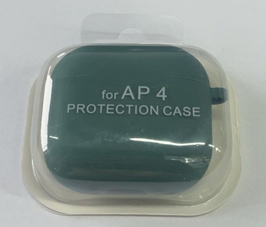 Чехол AirPods 4 Full Case with Microfiber Dark Olive 4