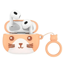 Блютуз Стерео Гарнітура Hoco EW46 Khaki Cat