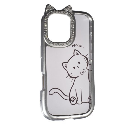 Силікон Cute Case для Apple iPhone 16 Meow