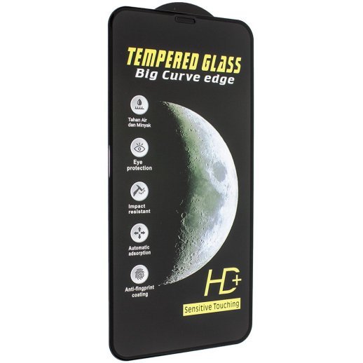 Захисне скло TEMPERED GLASS HD+ APPLE iPhone XR | 11 ЧОРНИЙ
