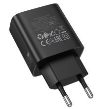 Мережевий зарядний пристрій BOROFONE BA97A TYPE-C PD 30W, чорний