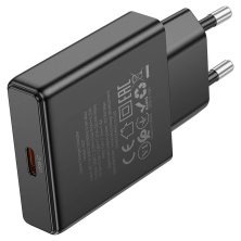 Мережевий зарядний пристрій HOCO N37 TYPE-C PD 20W, ЧОРНИЙ