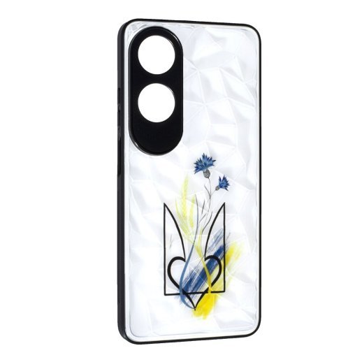 Накладка Prisma UA для Oppo A60 Ukraine with flowers