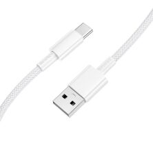 USB кабель BOROFONE BX117 USB - Type-C Source, 3A, 1 метр, білий
