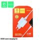 Мережевий зарядний пристрій DENMEN DC03T + CABLE USB Type-C 2.4A 1USB