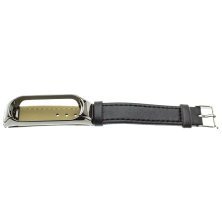 Ремінець для годинника Mi Band 3 / 4 ШКІРА