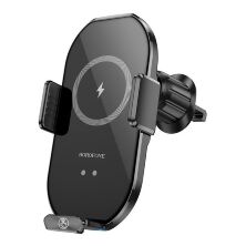 Автомобільний тримач BOROFONE BH205 бездротова швидка зарядка - повітряна решітка