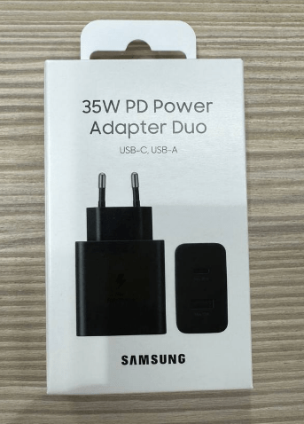 Сетевое Зарядное Устройство Samsung TEP-TA220NBE 35w USB-C,USB-A  in Box HQ