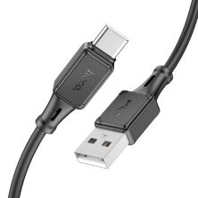 USB кабель HOCO X101 USB - Type-C silicone 1 метр, чорний